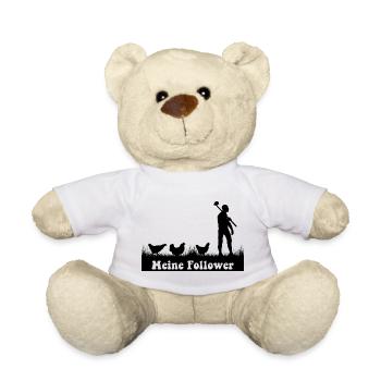 Landwirt Bauer Farmer - Teddy - Weiß - Vorne