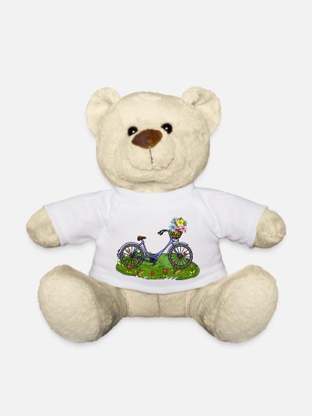 Vélo - Nounours - blanc