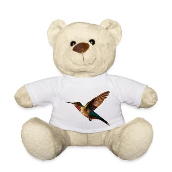 Many species of hummingbirds are endangered - Teddy Bear - white - Front