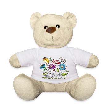 Blumen - Teddy - Weiß - Vorne