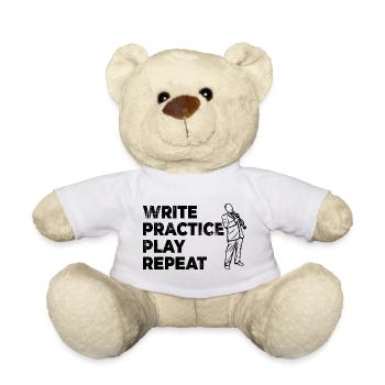 Motiver l’expression clarinette - Nounours - blanc - Devant
