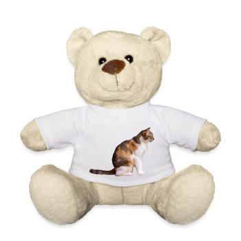 The Cat - Teddy Bear - white - Front