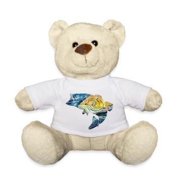 Pêche Pêche Pêcheurs Pêche Hameçons - Nounours - blanc - Devant