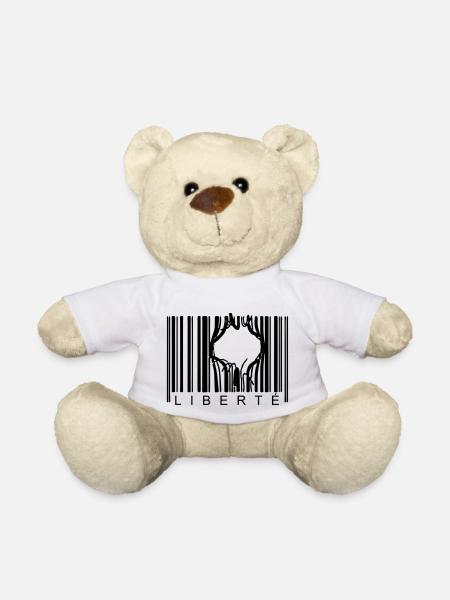 BARCODE-FREIHEIT - Teddy - Weiß