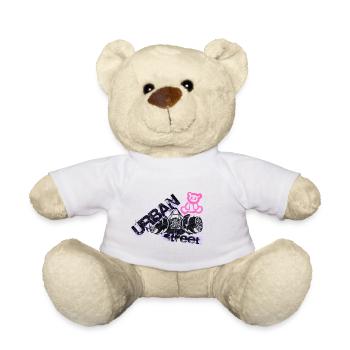 Old school - Teddy Bear - white - Front