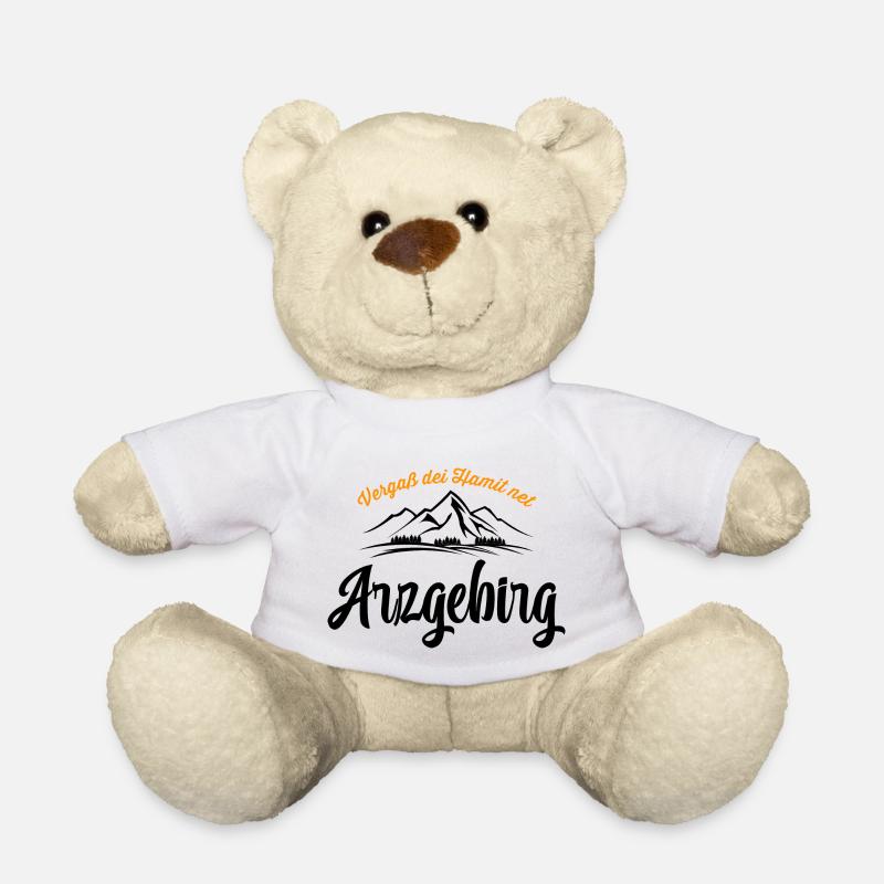 Erzgebirge Heimat - Teddy - Weiß