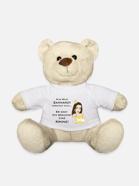 Mein Zahndoktor versteht mich - Teddy - Weiß