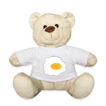 Œuf au plat - Nounours - blanc - Devant