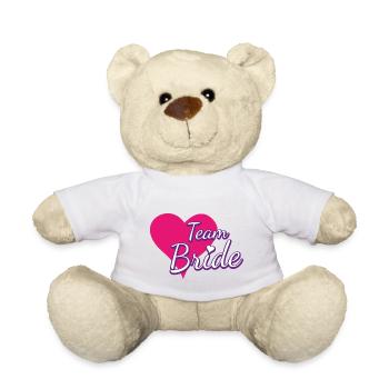 Team Bride Heart - Teddy - Weiß - Vorne