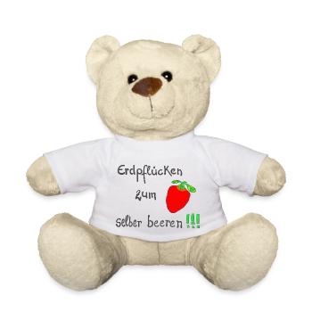 Erdpflücken zum selber beeren!!! - Teddy - Weiß - Vorne