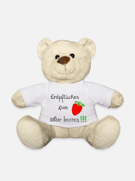 Erdpflücken zum selber beeren!!! - Teddy - Weiß