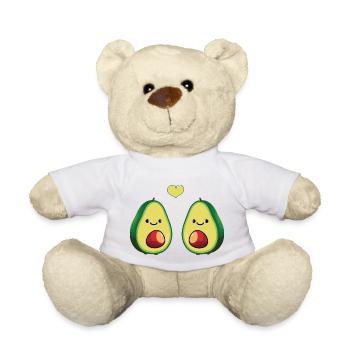 avocado sweet love - Teddy Bear - white - Front