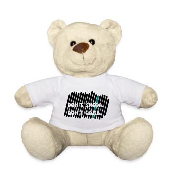 don't care - Teddy - Weiß - Vorne