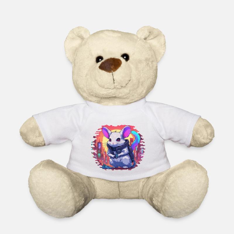 Zephyr // Cyber-Chinchilla - Teddy - Weiß