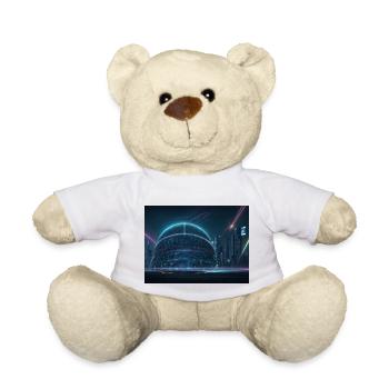 Synthese der Technologie-Zukunft - Teddy - Weiß - Vorne