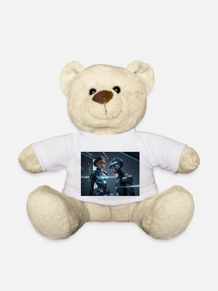 Synthese der Technologie-Zukunft - Teddy - Weiß