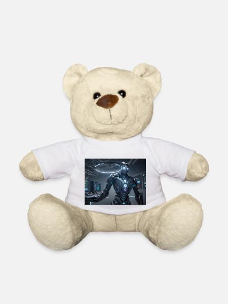 Synthesis of the future of technology - Teddy Bear - white