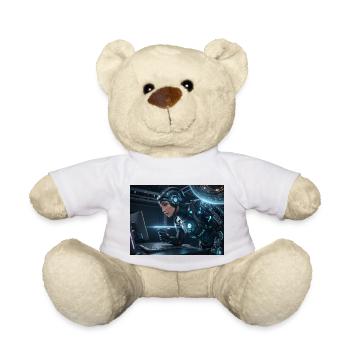 Synthesis of the future of technology - Teddy Bear - white - Front