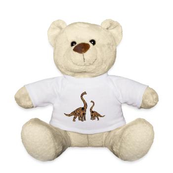 Brachiosaures - Nounours - blanc - Devant