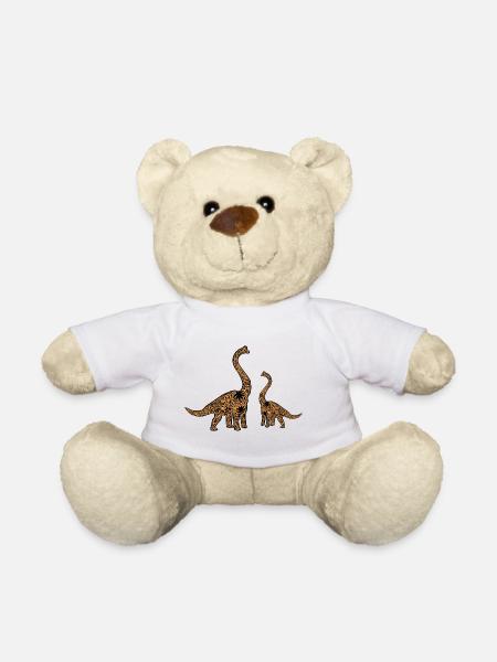 Brachiosaurs - Teddy Bear - white