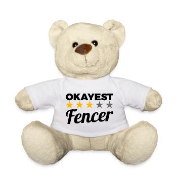 Okayest Fechter - Teddy - Weiß - Vorne