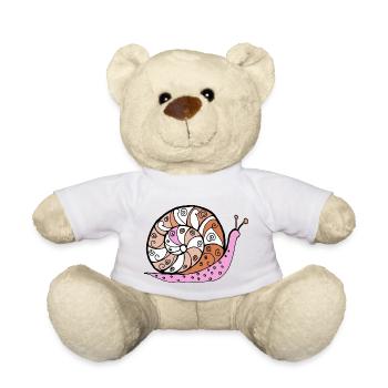 Schnecke - Teddy - Weiß - Vorne