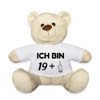 ICH BIN 20! - 20. GEBURTSTAG - Teddy - Weiß - Vorne