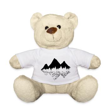 Arbre - Montagne - (2) - Nounours - blanc - Devant
