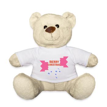 ChristmasCracker - Teddy Bear - white - Front