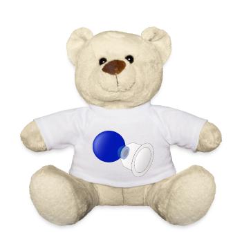Cupping glass - cupping (TCM) for your health - Teddy Bear - white - Front
