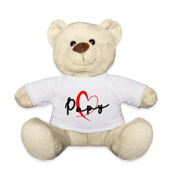 CHRISTMAS. YEAR. ANNIVERSARY. RETIREMENT. DAD. MAMAM. - Teddy Bear - white - Front