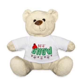 Let it snow bunt - Teddy - Weiß - Vorne
