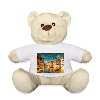 Grand Canal au Pont du Rialto - Nounours - blanc - Devant