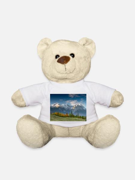 Herbststimmung unterhalb der Zugspitze - Teddy - Weiß