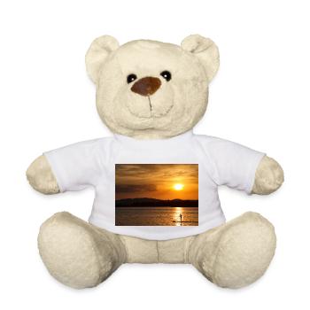 Coucher de soleil au lac Staffelsee - Nounours - blanc - Devant
