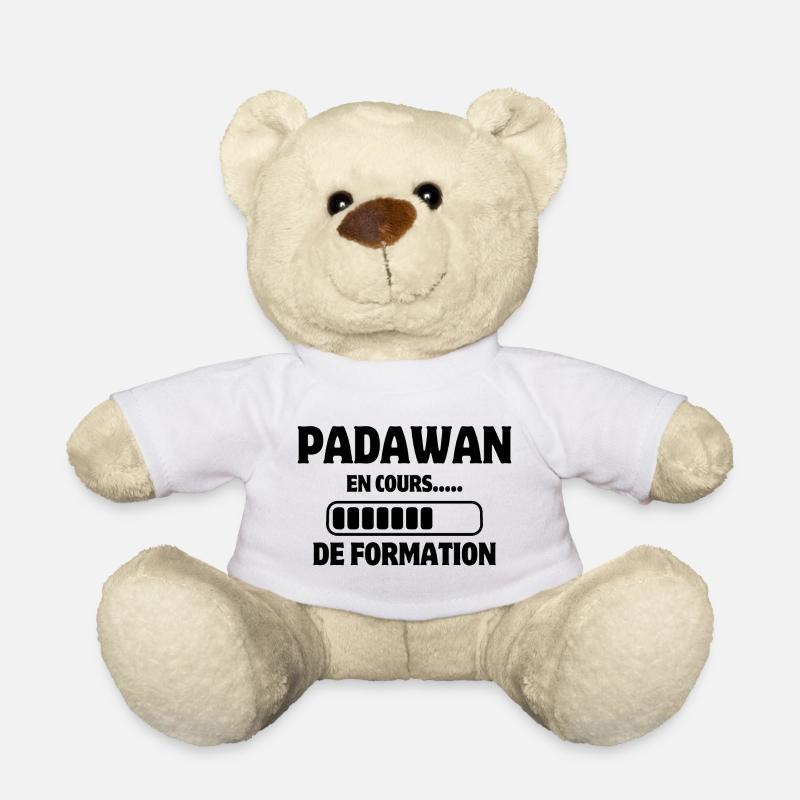 stagiaire, padawan, formation, travail - Nounours - blanc