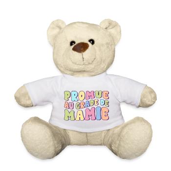 Promue mamie annonce grossesse future grand-mère - Nounours - blanc - Devant