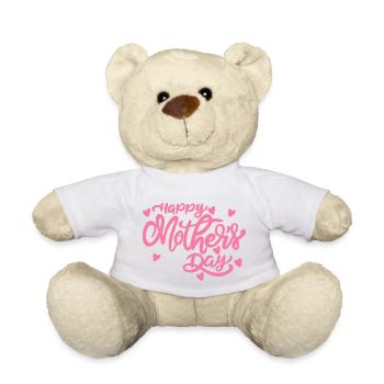 Bonne fête des mères - Nounours - blanc - Devant