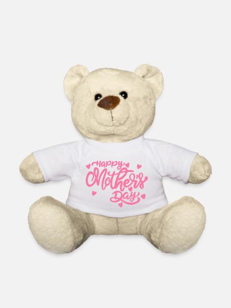 Happy Mothersday - Teddy Bear - white