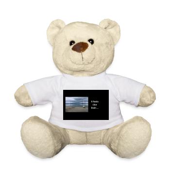 Streetwear fühlt sich an wie Regen - Teddy - Weiß - Vorne
