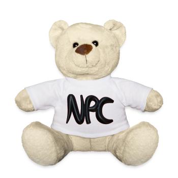 Npc Abstrakte Balloon Kunst - Teddy - Weiß - Vorne