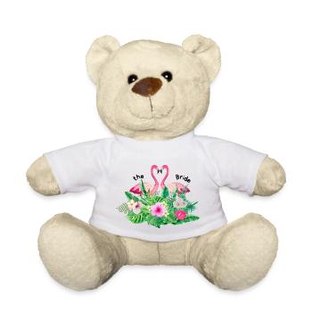 The flange flamingo tropical - Teddy Bear - white - Front