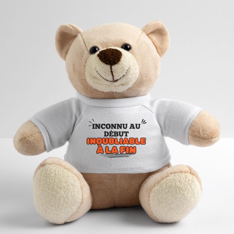 Design réconfortant avec message positif Nounours