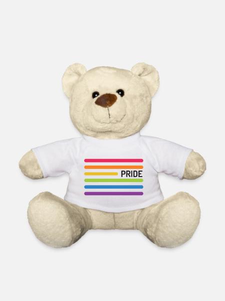 Mois de la fierté LGBT - Fierté ! - Nounours - blanc