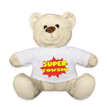 Super COUSIN - Nounours - blanc - Devant