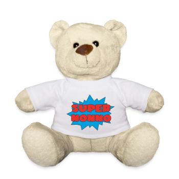 SUPER NONNO - Nounours - blanc - Devant