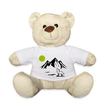 Loup Pleine Lune - Nounours - blanc - Devant