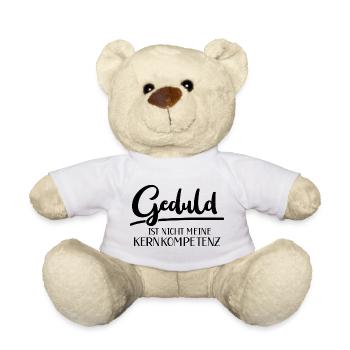 Patience Intelligence Competence Smart Smart - Teddy Bear - white - Front