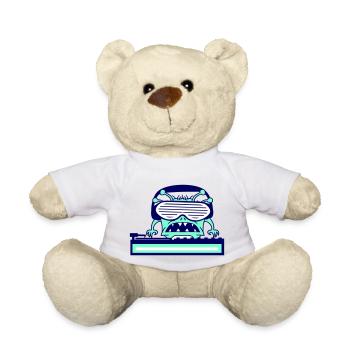 DJ Party Monster Horreur Halloween Alien Mixer - Nounours - blanc - Devant