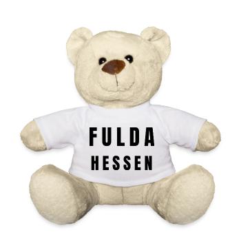 Fulda, Hesse - Nounours - blanc - Devant